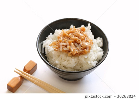 Lime mushrooms rice 30268824