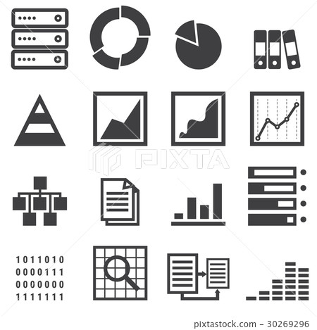 data icons - Stock Illustration [30269296] - PIXTA