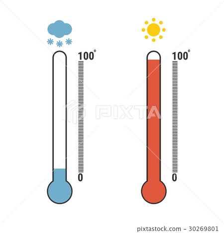 Flat design of Thermometer Flat design of Thermometer 30269801