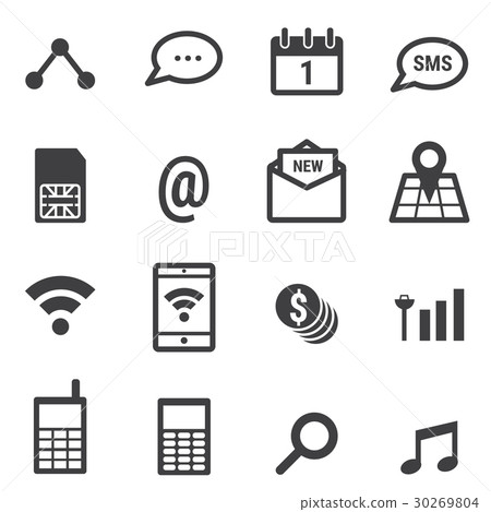 Mobile phone Icon Mobile phone Icon 30269804