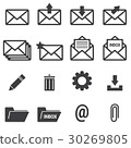 Email icons 30269805