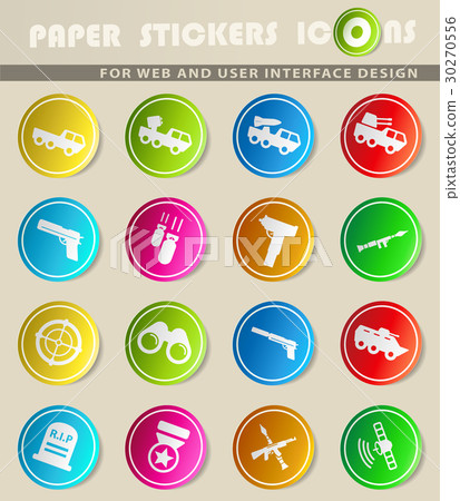 Military simply icons Military simply icons 30270556