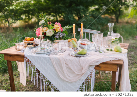 picnic, summer, holiday concept - beautiful 30271352