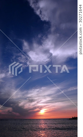 Sunset in the Sea of Japan 30271644