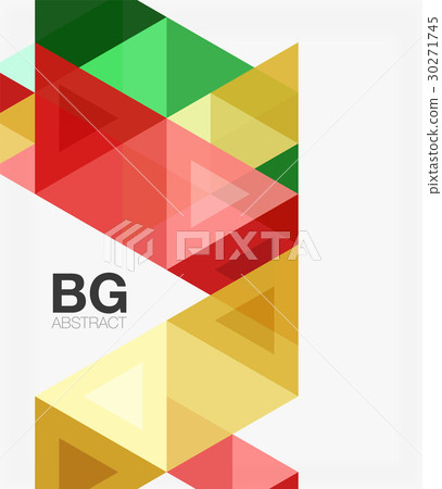 Vector abstract colorful triangle repetition Vector abstract colorful triangle repetition 30271745