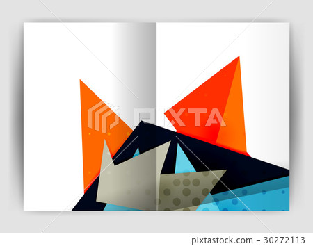 Triangle business print template Triangle business print template 30272113