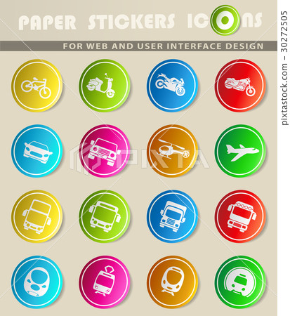 Transport mode icons Transport mode icons 30272505