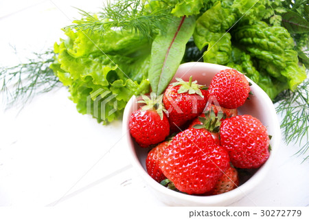 Freshly picked vegetables from home garden 30272779