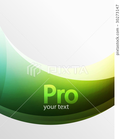 Abstract background, swirl wave line template 30273147