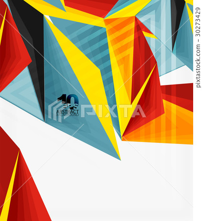 3d modern triangle low poly abstract geometric 3d modern triangle low poly abstract geometric 30273429