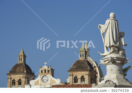 Statue of Christopher Columbus in Cartagena Statue of Christopher Columbus in Cartagena 30274150