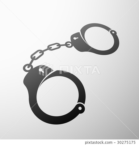 handcuffs. Stock illustration. handcuffs. Stock illustration. 30275175