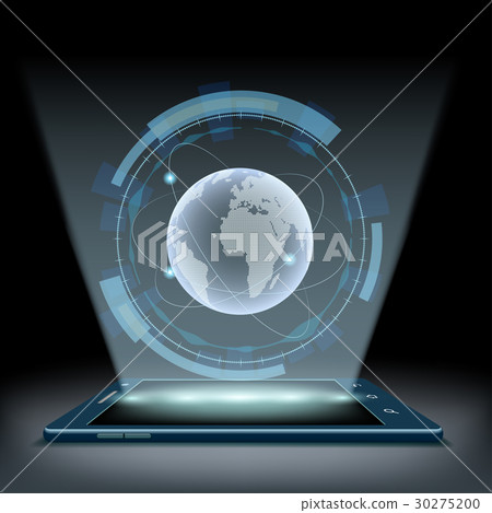 hologram Planet Earth 30275200