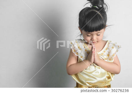 Girl Thai Dress Hello Sawasdee. 30276236