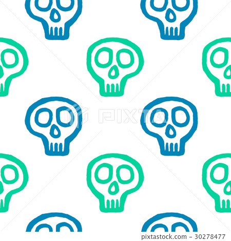 skull with cross-bones. skull with cross-bones. 30278477