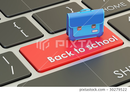 back to school concept on keyboard button back to school concept on keyboard button 30279522