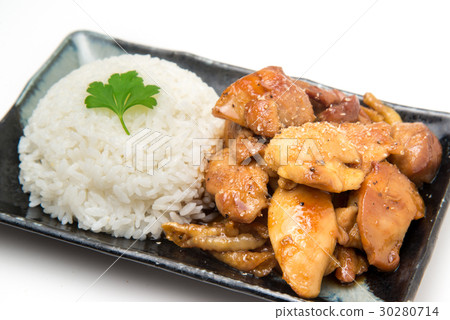 teriyaki chicken teriyaki chicken 30280714
