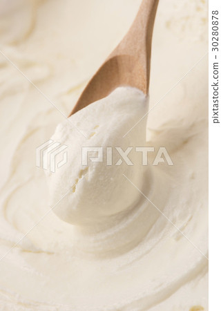 Milk ice cream 30280878