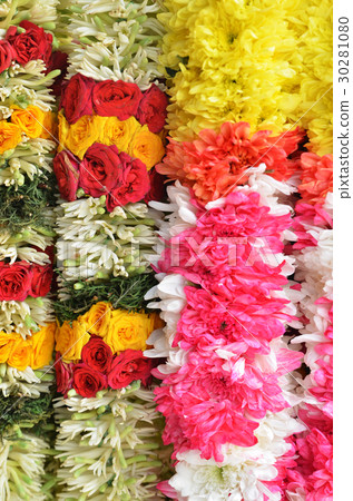 India garland for worship Hindu God India garland for worship Hindu God 30281080