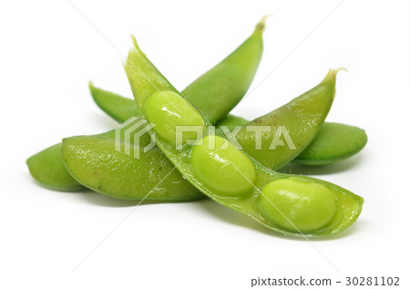 Edamame, boiled green soy beans Edamame, boiled green soy beans 30281102