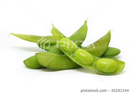 Edamame, boiled green soy beans Edamame, boiled green soy beans 30281104
