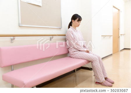 Hospitalized young lady Hospitalized young lady 30283087