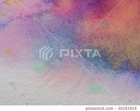Color and texture of hand painted watercolor Color and texture of hand painted watercolor 30283928