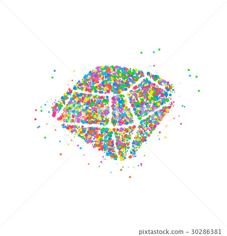 Diamond circles Abstract - Stock Illustration [30286381] - PIXTA