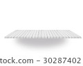 White wood table on white background for product 30287402