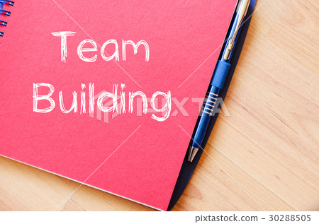Team building write on notebook 30288505