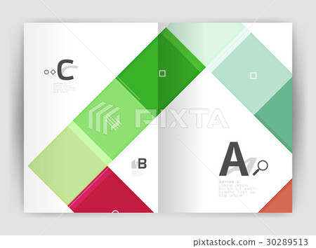 Set of front and back a4 size pages, business Set of front and back a4 size pages, business 30289513