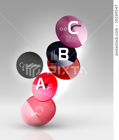 Circle modern business infographics design Circle modern business infographics design 30289547