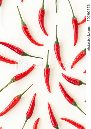 red hot chili peppers, popular spices concept - red hot chili peppers, popular spices concept - 30290876