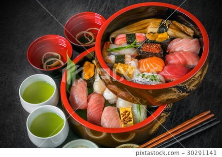 Authentic handful sushi Japanese gourmet genuine finger sushi 30291141