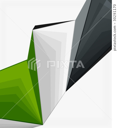 Low poly geometric 3d shape background 30291170