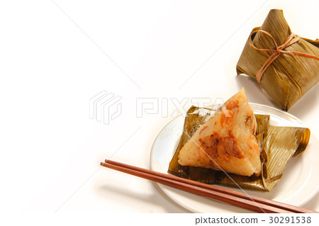 Asian Chinese rice dumplings or zongzi Asian Chinese rice dumplings or zongzi 30291538