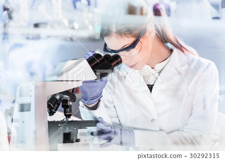 Female health care researchers working in 30292315