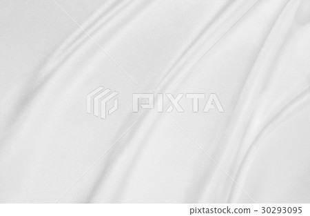 Smooth elegant white silk or satin luxury cloth  30293095