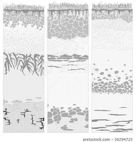 Cut of soil columns (profile). Cut of soil columns (profile). 30294725