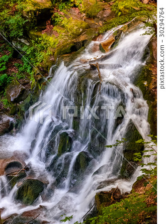 waterfall Shypot in Carpathian forest waterfall Shypot in Carpathian forest 30294764
