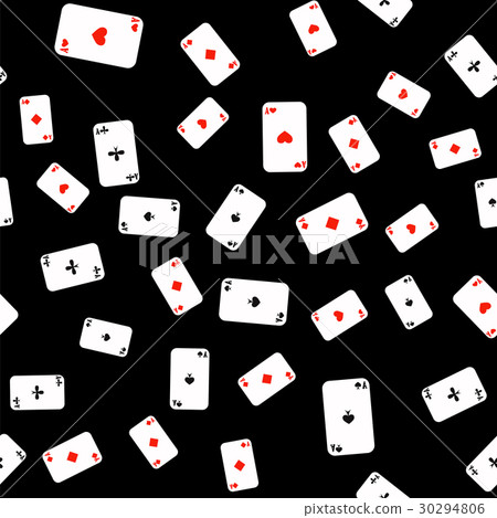Different Playing Cards Pattern 30294806