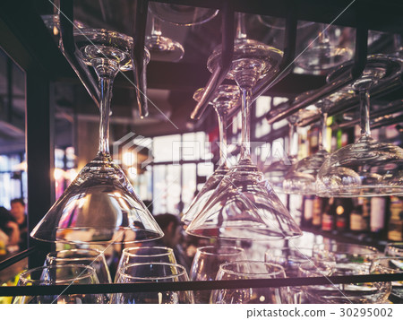 Wine Glasses Cocktails drink Bar Pub Restaurant Wine Glasses Cocktails drink Bar Pub Restaurant 30295002