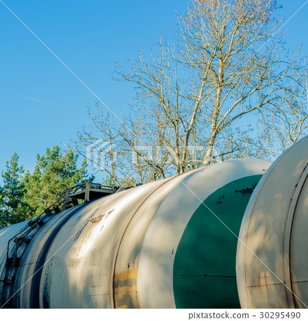Tank wagons with oil Tank wagons with oil 30295490