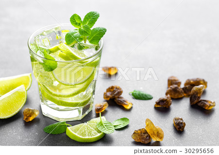 Summer mint lime refreshing cocktail mojito Summer mint lime refreshing cocktail mojito 30295656