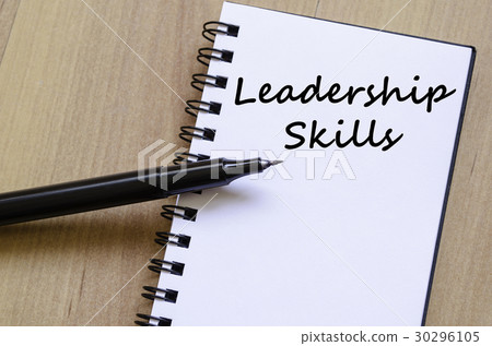 Leadership skills write on notebook 30296105