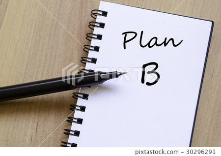 Plan b write on notebook 30296291