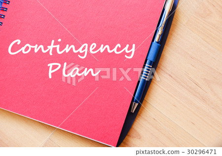 Contingency plan write on notebook Contingency plan write on notebook 30296471