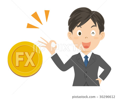男性投資FX公司僱員工薪族例證 30296612