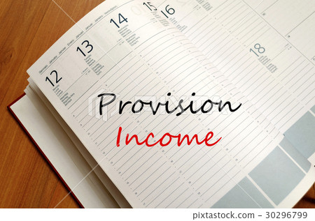 Provision income write on notebook Provision income write on notebook 30296799