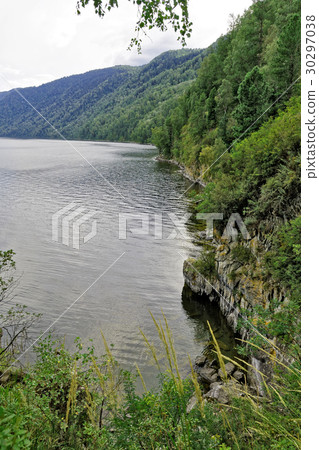 Siberia.Lake Teletskoe, view from Cape Kuvan Siberia.Lake Teletskoe, view from Cape Kuvan 30297038